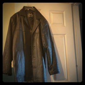 Mens leather Jacket